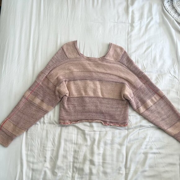 Free People Cropped Sweater - Size XS - Picture 2 of 4